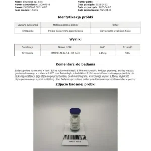 Alternative view of Acetyl GLP-1+GIP (Ozempik, Tirzepatide) 20mg + 6ml BAC