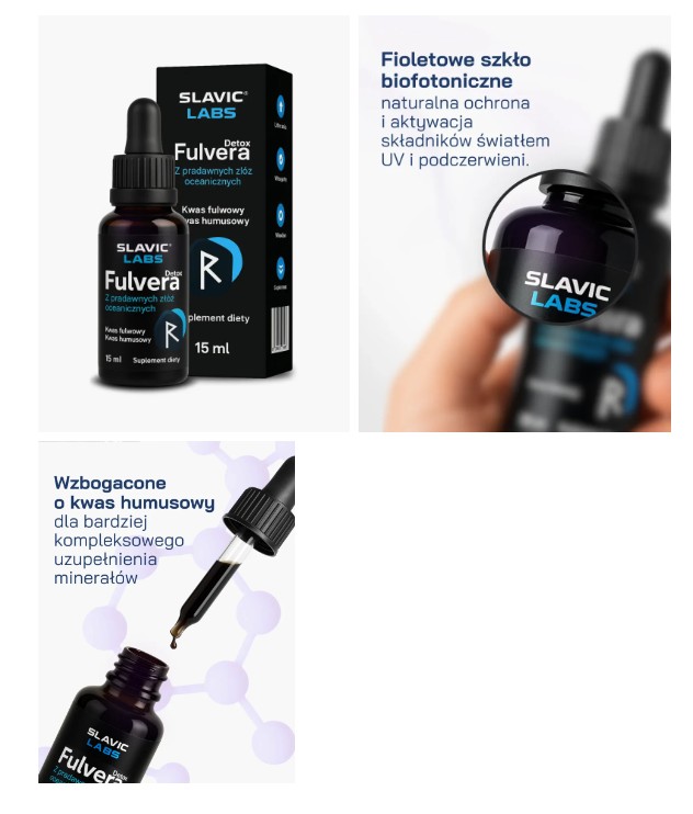 Kwas Fulwowy + Humusowy Fulvera Detox 30ml