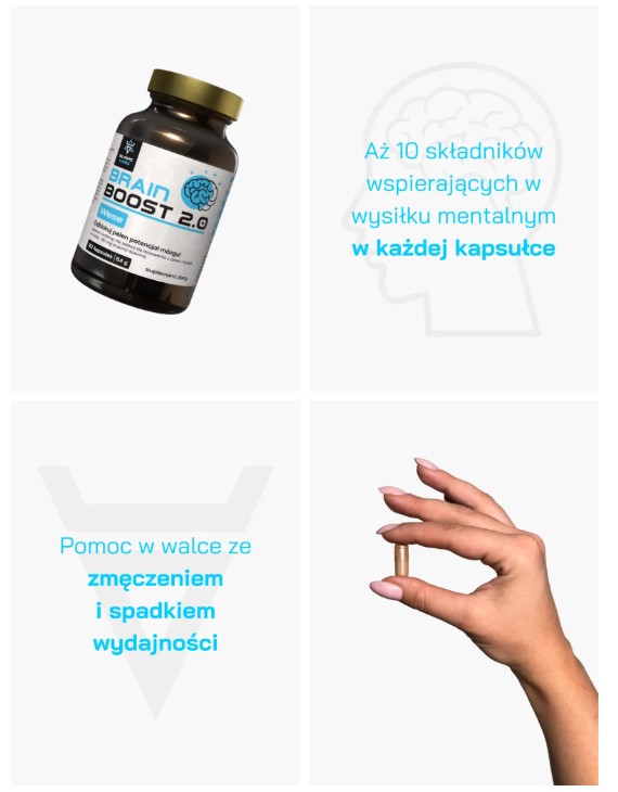 BrainBoost 2.0 Wese 90kapsułek
