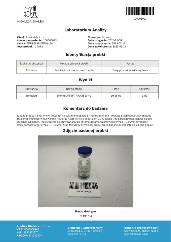 EPITHALON 10mg zestaw spray z atomizerem - obrazek 2
