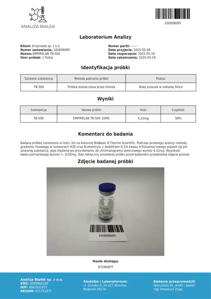 TB-500 + 3ml BAC - obrazek 3