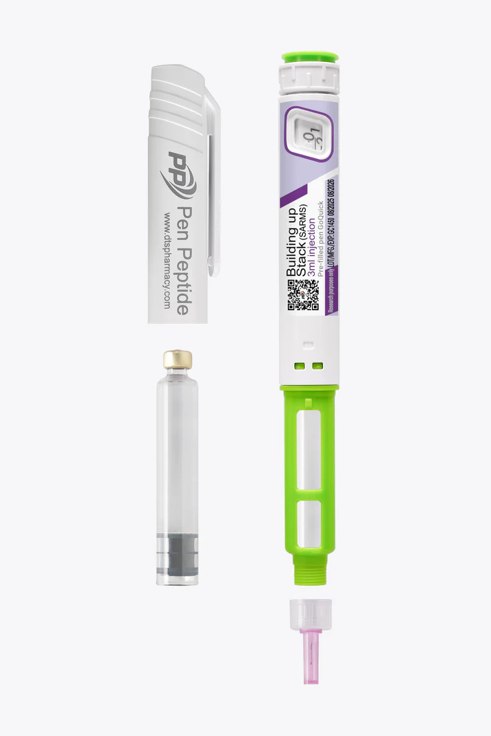 Building Up Stack | YK-11, RAD-140, MK-677, SLU-PP-332, Cardarine – 320.8mg/3ml w formie PEN