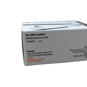 Alternative view of Methyl Testosterone 25mg 50tab Maximus