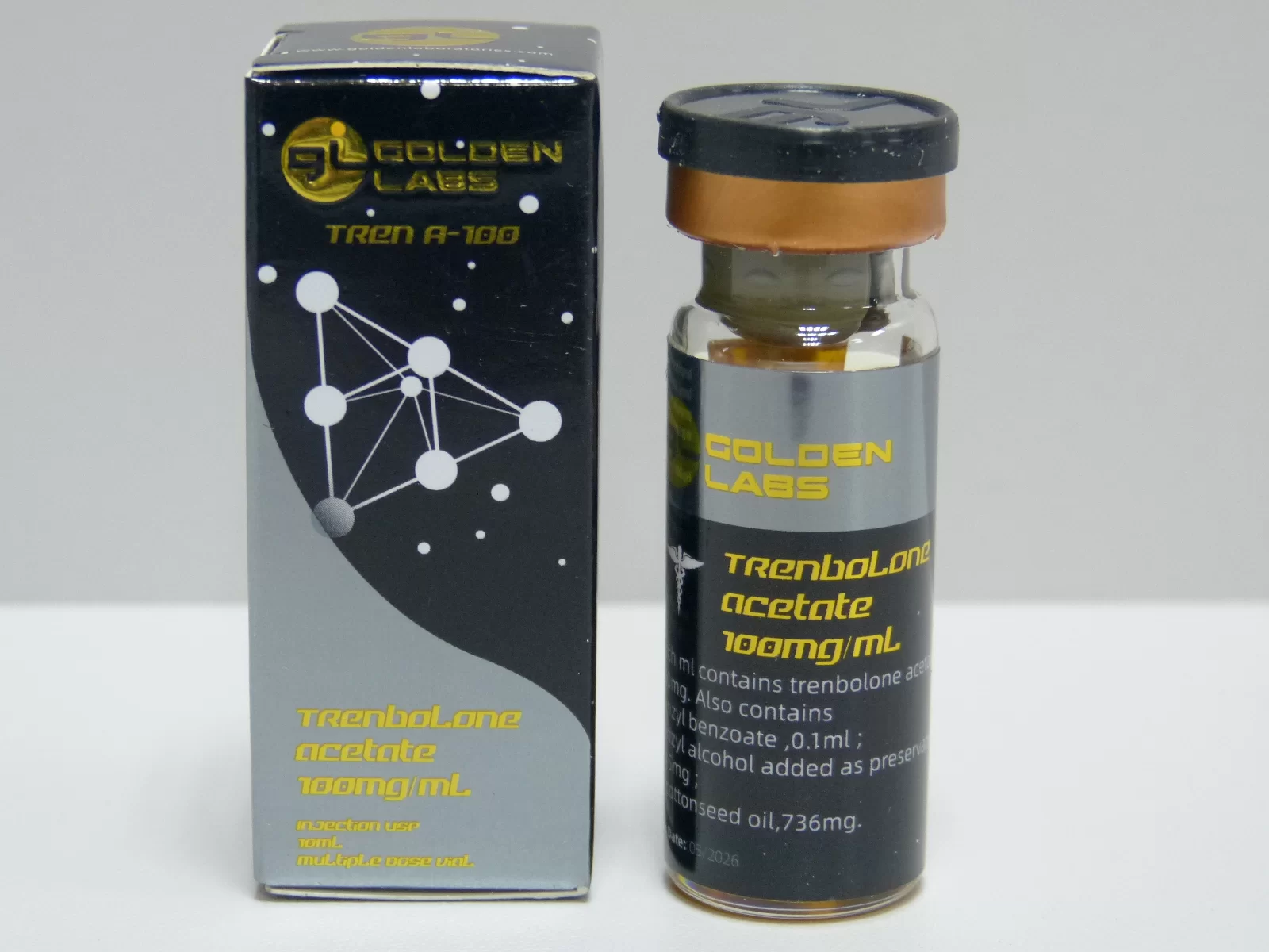 Trenbolone Acetate 100mg 10ml Golden Labs