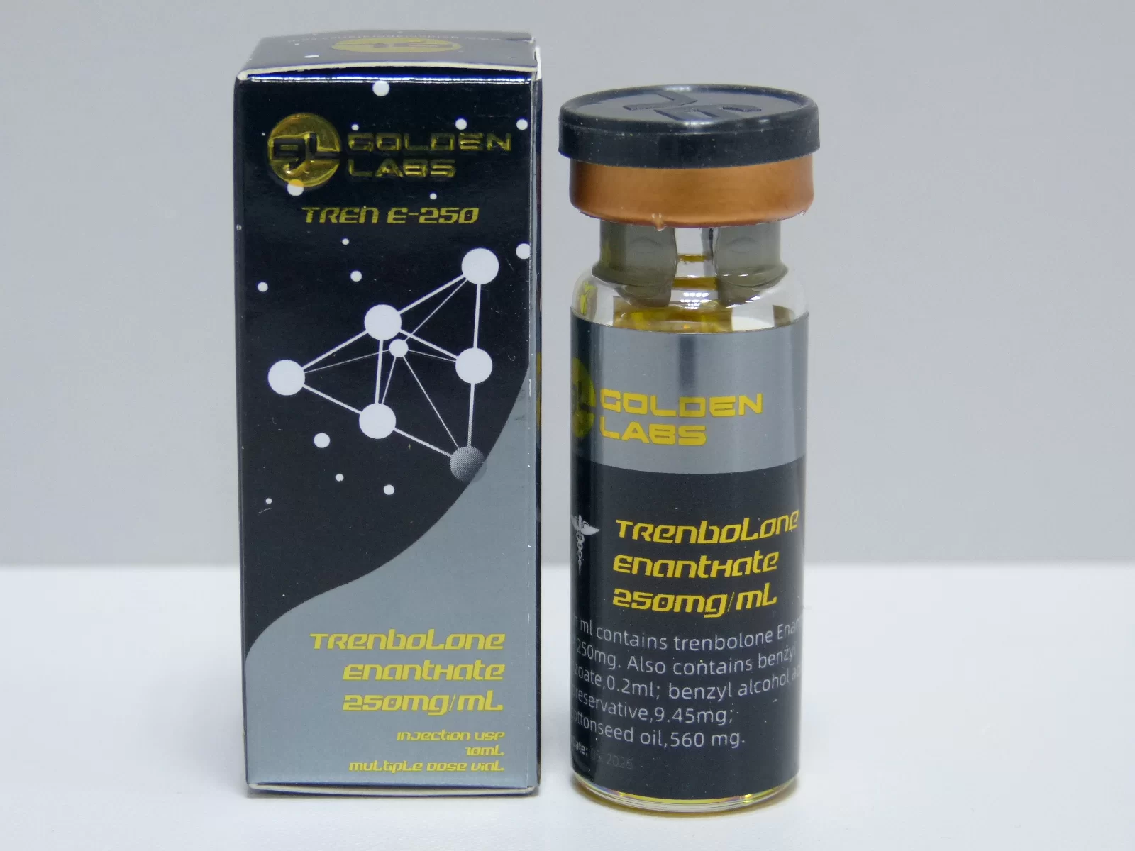 Trenbolone Enanthate 250mg 10ml Golden Labs