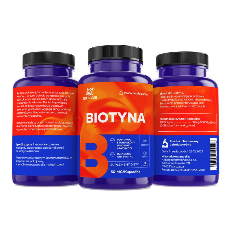 BIOTYNA 50mg/kapsułka 60kaps
