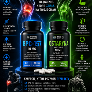 Zestaw Masa + Regeneracja Ostaryna kaps + BPC-157 kaps