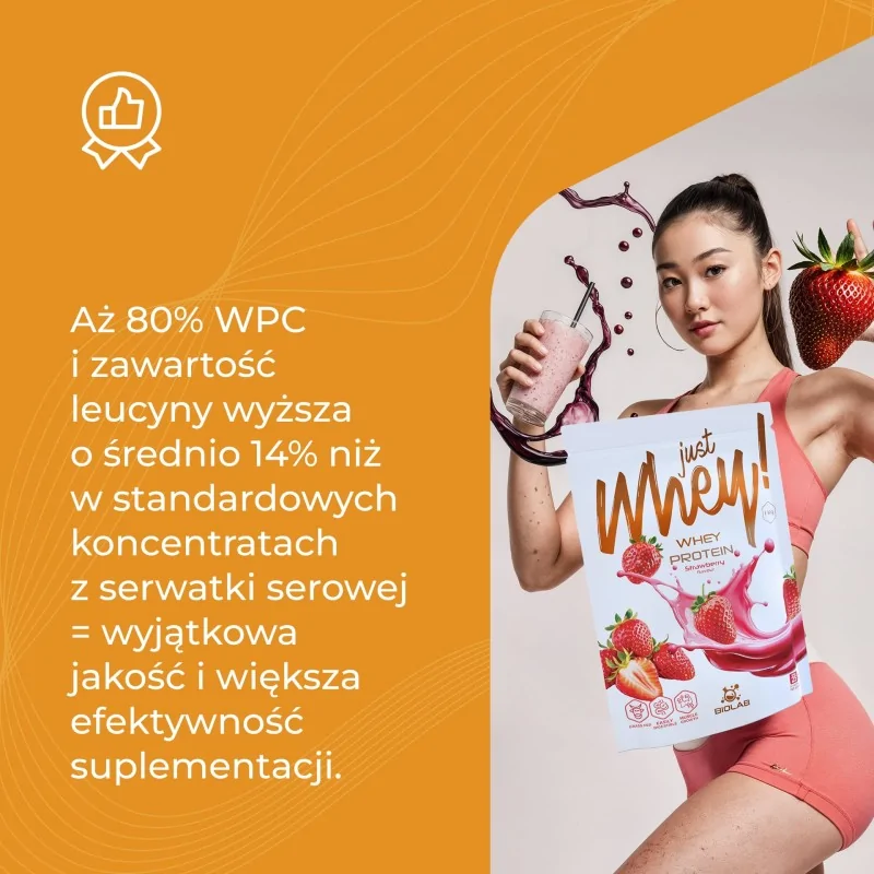 Just Whey! odżywka białkowa WPC premium Nutri Whey™ mix smaków, 10 x 35g - obrazek 3