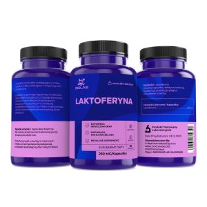 Laktoferyna 60kaps/250mg Biolab Środek na odporność, wchłanianie żelaza