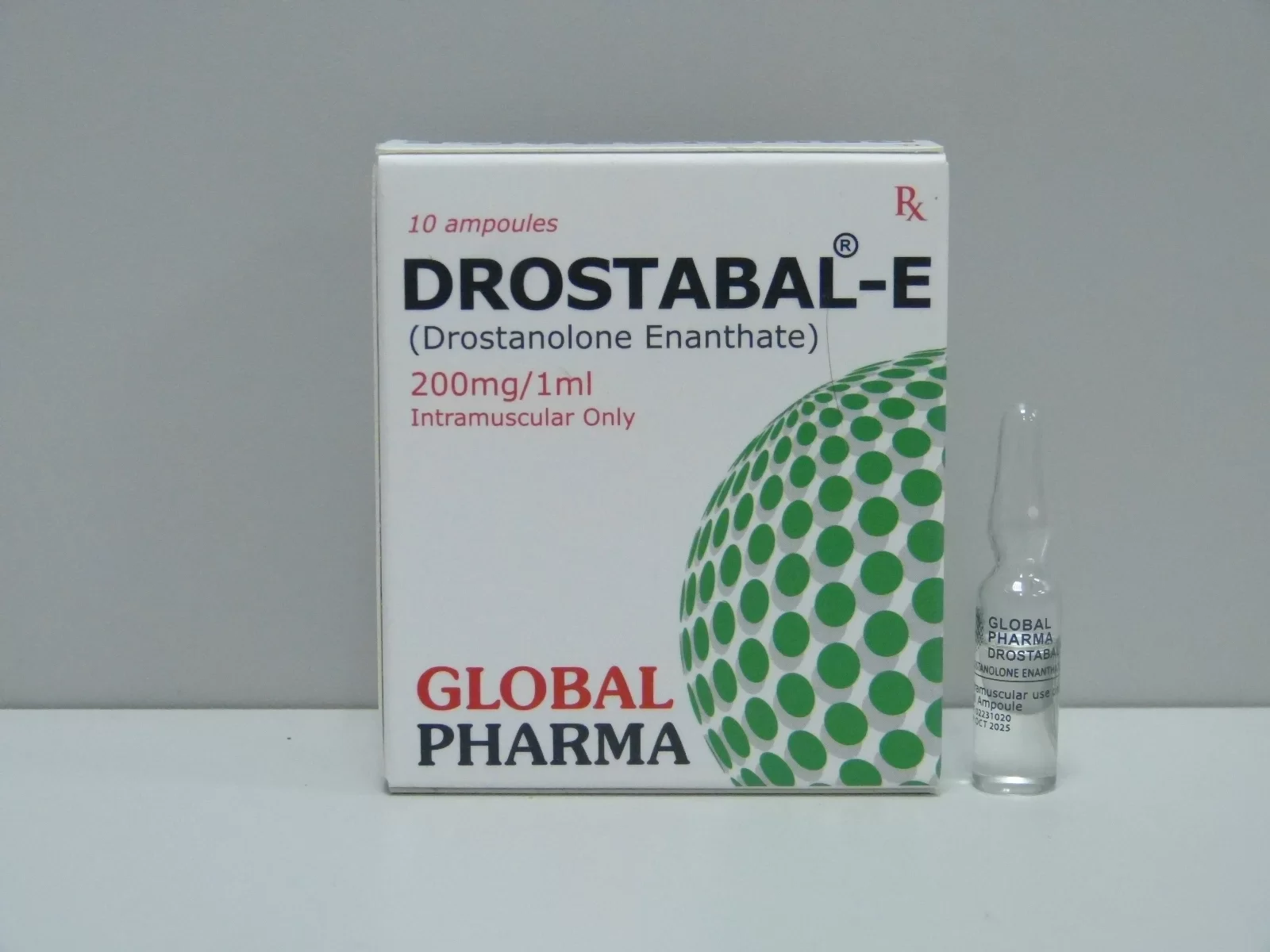 Drostanolone Enanthate DROSTABAL-E 200mg 10x1ml Global Pharma